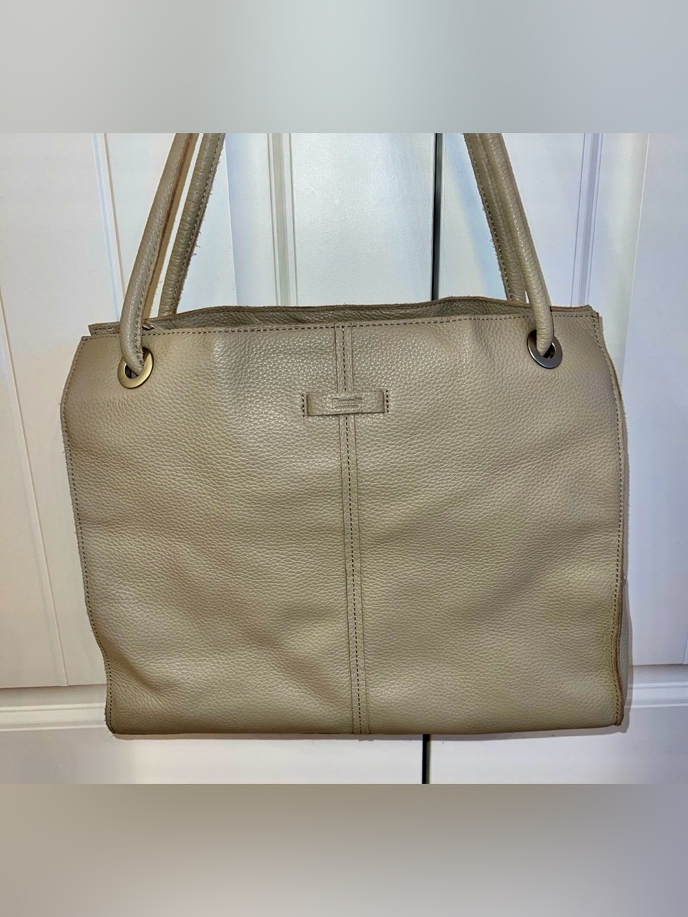 Hammitt Benjamin Tote Shoulder Bag Handbag Pebbled Leather Discontinued Like New